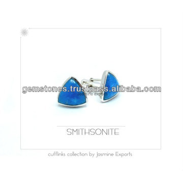 Gemme en argent Boucles d&#39;oreilles Gemstone Sterling Cuff Links